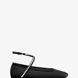 Ane mesh black flats