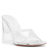 Brigitte 95 PVC transparent mules