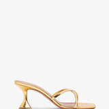 Henson 70 gold mirror sandals
