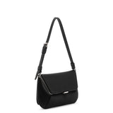 Ami mini black satin bag