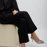 Camelia 90 white lace pumps