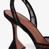 Holli sling 95 black lace pumps