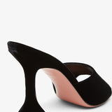 Lupita 95 black velvet mules
