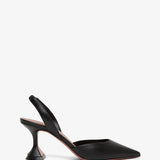 Holli sling 70 black leather pumps