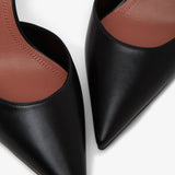 Holli sling 70 black leather pumps