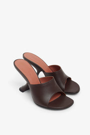 Taylor 90 dark brown slippers