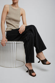 Taylor 90 dark brown slippers
