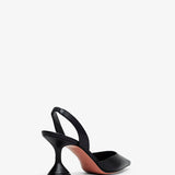 Holli Sling 70 black leather pumps