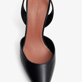 Holli Sling 70 black leather pumps