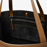 Slouch large khaki tote bag