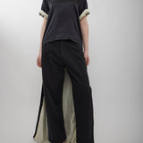 Graphic train black top