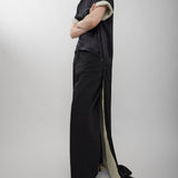 Graphic train black top