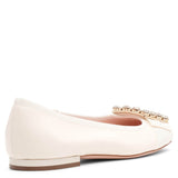 Tres Vivier white ballerinas