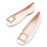 Tres Vivier white ballerinas