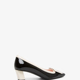 Belle Vivier 45 black and white pumps