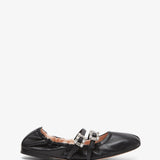 Mini Tres Vivier black ballerinas