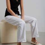 Mini Tres Vivier white ballerinas