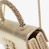 Jewel Efflorescence rattan mini bag