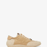 Viv low lace dark beige sneakers