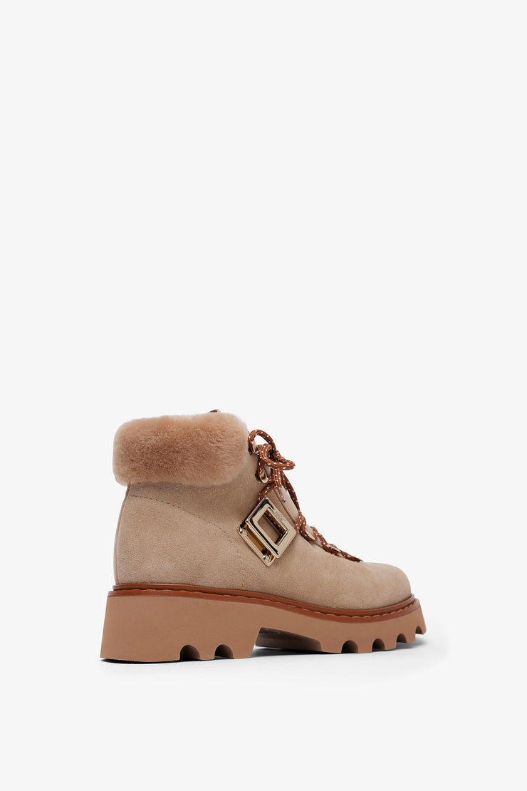 Viv Rangers shearling beige boots