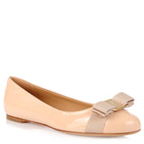 Varina patent nude ballerina