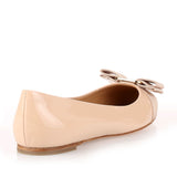 Varina patent nude ballerina