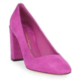 Arezzo 85 pink suede pump