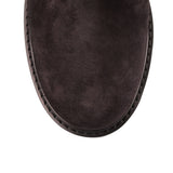 Vasto black suede and fur boot