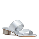 Belluno 30 Silver Leather Sandals
