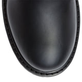 Crotone black combat boots