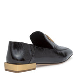 Lana black patent loafers