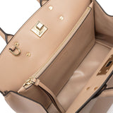 The Studio M beige  leather bag