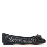 Varina black woven nappa ballerinas