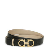 Gancini Reversable and Adjustable beige belt