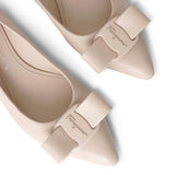 Viva bone flat pumps