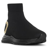 Gancini embroidered sneakers