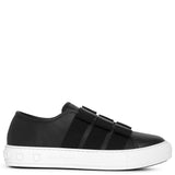 Nataly black bow sneakers