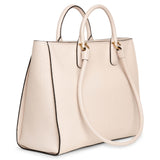 Gancio tote bone leather bag