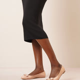 Varina patent beige ballet flats