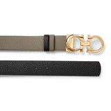 Grained leather 35mm reversible belt