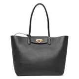 Travel black tote bag