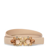 New Gancini Jewel 25 nude belt