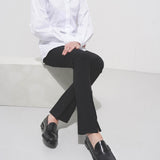 Irina black leather loafers