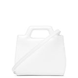 Wanda mini white leather bag