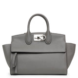 The Studio soft small grey tote bag