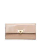 Wanda beige continental wallet clutch