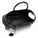 Hug black medium top handle bag