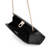 Diana black mini clutch