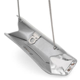 Diana silver mini clutch