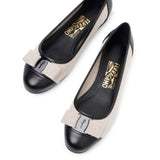 Varina grey canvas ballerinas